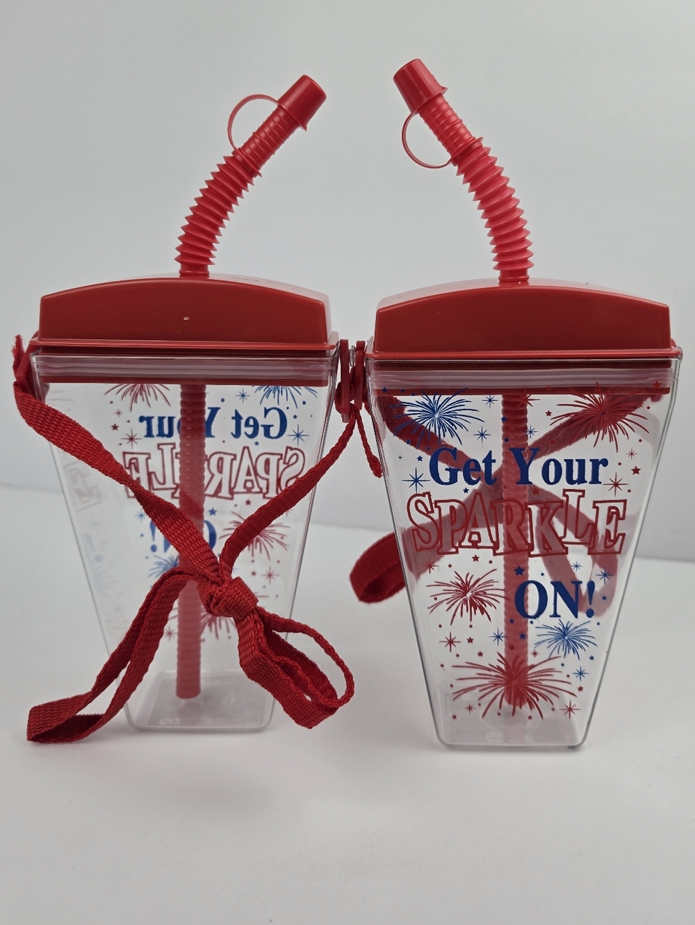 Set of 2 Patriotic 4th of July Tumblers with Straps - Picture 3 of 6